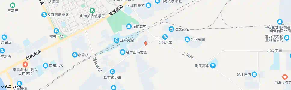 秦皇岛长城西街_公交站地图_秦皇岛公交_妙搜公交查询2025