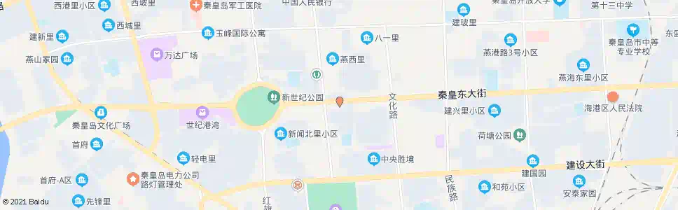 秦皇岛服务北里(德信医药超市)_公交站地图_秦皇岛公交_妙搜公交查询2025