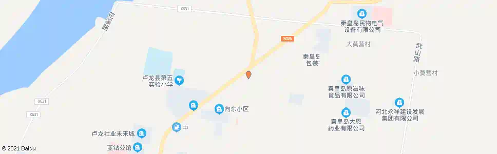秦皇岛开发区管委(峨眉山路)_公交站地图_秦皇岛公交_妙搜公交查询2025