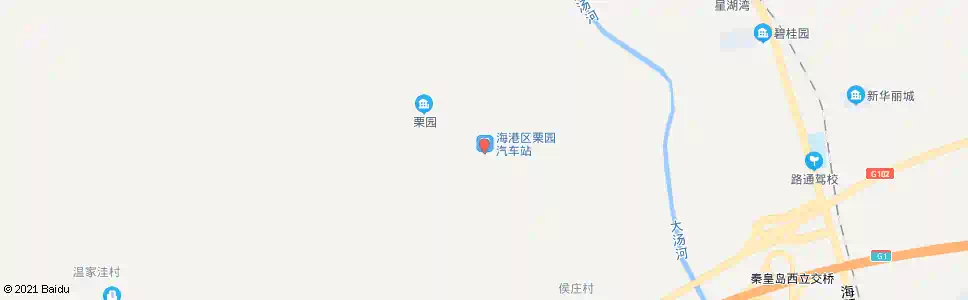 秦皇岛栗园_公交站地图_秦皇岛公交_妙搜公交查询2025