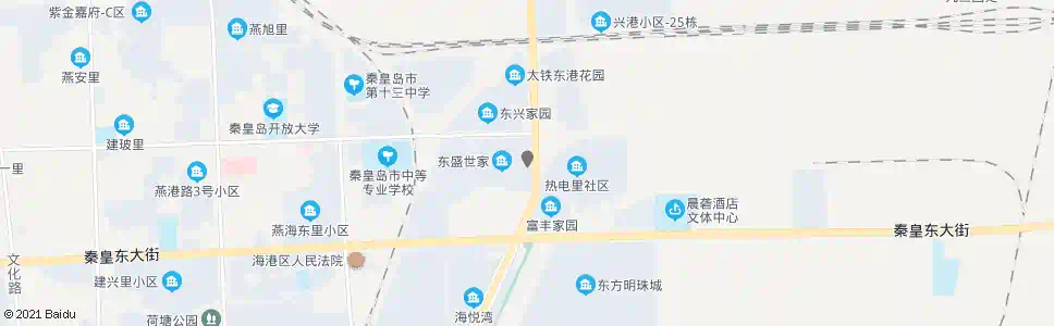 秦皇岛市商业银行(八三东里)_公交站地图_秦皇岛公交_妙搜公交查询2025