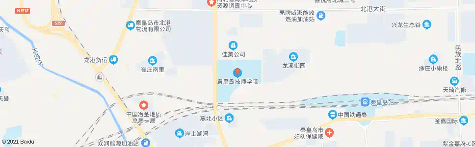 秦皇岛市高级技工学校_公交站地图_秦皇岛公交_妙搜公交查询2025