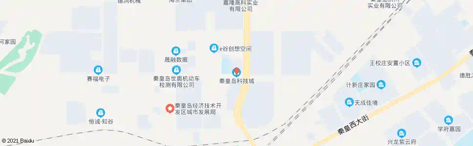 秦皇岛中冶京城(科技大厦)_公交站地图_秦皇岛公交_妙搜公交查询2025