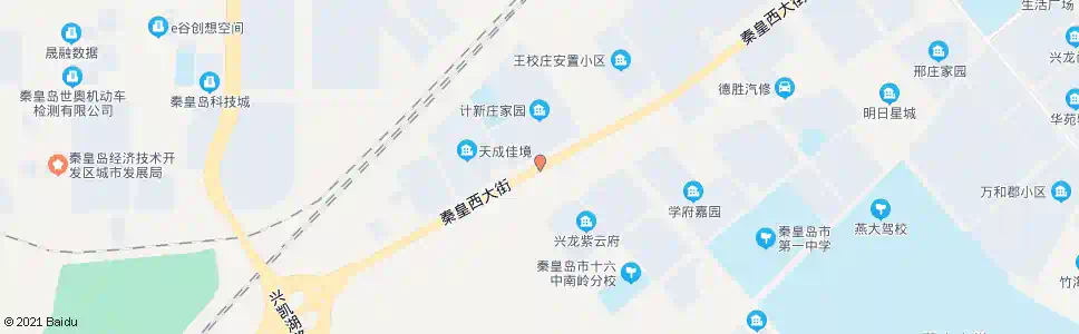 秦皇岛天成佳境计新庄_公交站地图_秦皇岛公交_妙搜公交查询2025