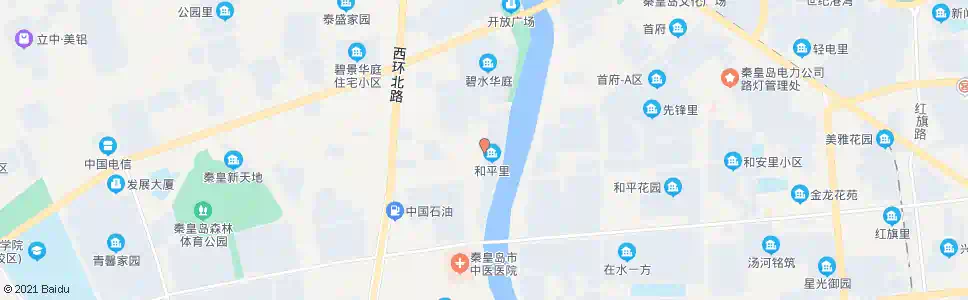 秦皇岛和平里_公交站地图_秦皇岛公交_妙搜公交查询2025