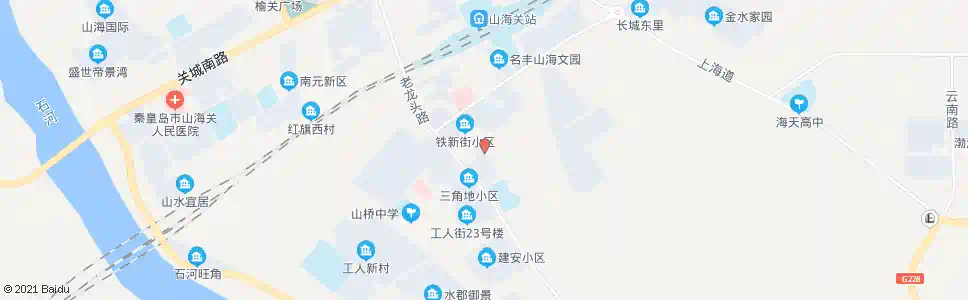 秦皇岛铁新街_公交站地图_秦皇岛公交_妙搜公交查询2025
