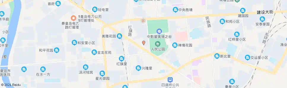 秦皇岛山桥文化宫(秦皇岛市工人医院)_公交站地图_秦皇岛公交_妙搜公交查询2025