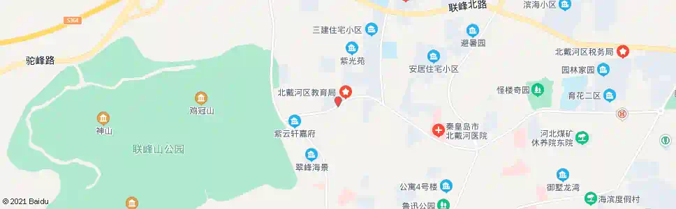 秦皇岛北岭三区_公交站地图_秦皇岛公交_妙搜公交查询2025