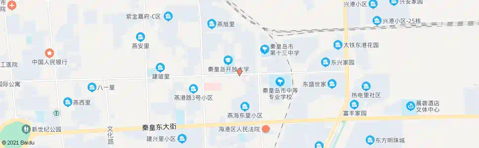 秦皇岛东华里_公交站地图_秦皇岛公交_妙搜公交查询2025
