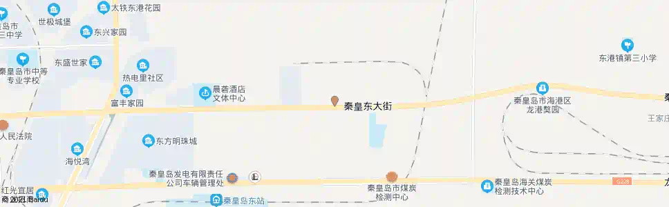 秦皇岛中煤储运公司_公交站地图_秦皇岛公交_妙搜公交查询2025