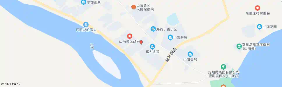 秦皇岛行政中心(观山海小区)_公交站地图_秦皇岛公交_妙搜公交查询2025
