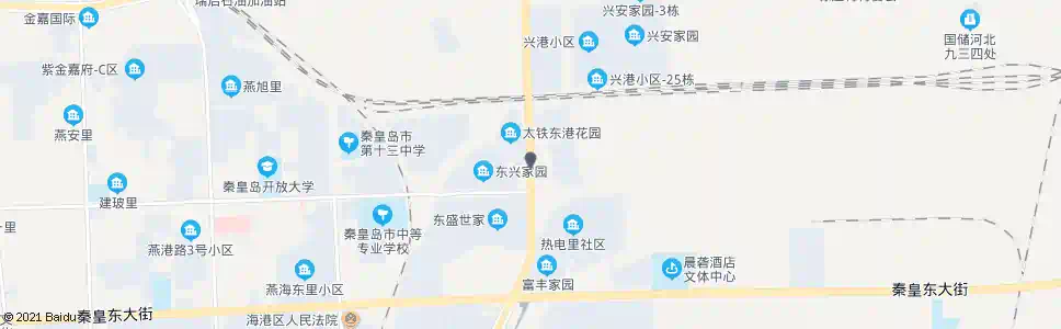 秦皇岛东盐务_公交站地图_秦皇岛公交_妙搜公交查询2025