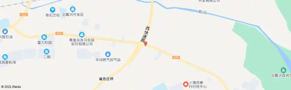 秦皇岛西快路口_公交站地图_秦皇岛公交_妙搜公交查询2025