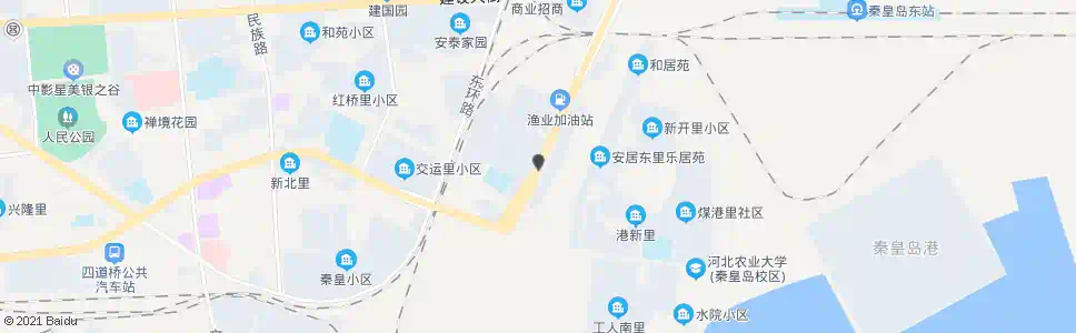 秦皇岛安居里_公交站地图_秦皇岛公交_妙搜公交查询2025