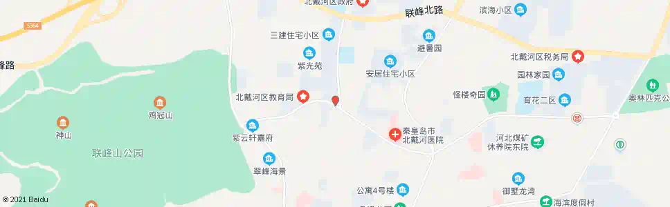 秦皇岛北岭花园_公交站地图_秦皇岛公交_妙搜公交查询2025