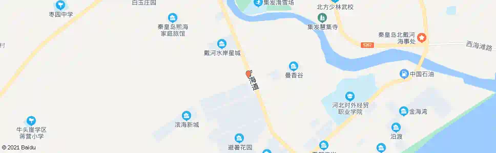 秦皇岛南戴河海滨市场_公交站地图_秦皇岛公交_妙搜公交查询2025