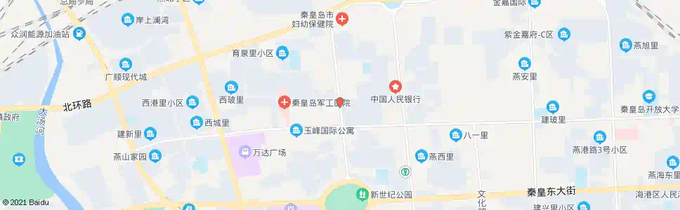 秦皇岛燕山大街_公交站地图_秦皇岛公交_妙搜公交查询2025