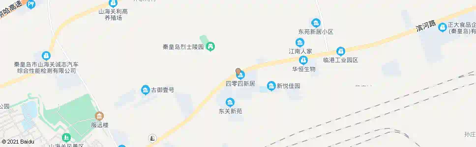 秦皇岛四零四小区_公交站地图_秦皇岛公交_妙搜公交查询2025