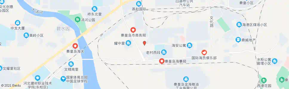 秦皇岛秦港教育培训中心_公交站地图_秦皇岛公交_妙搜公交查询2025