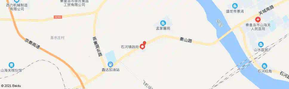 秦皇岛石河镇政府_公交站地图_秦皇岛公交_妙搜公交查询2025