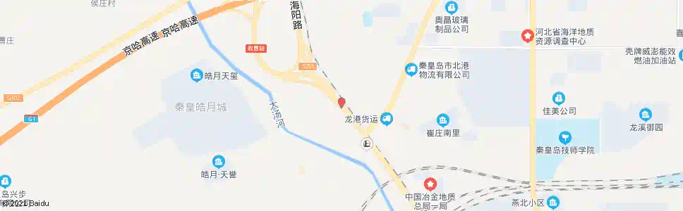 秦皇岛新庄_公交站地图_秦皇岛公交_妙搜公交查询2025