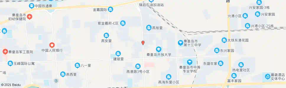 秦皇岛燕涛里_公交站地图_秦皇岛公交_妙搜公交查询2025