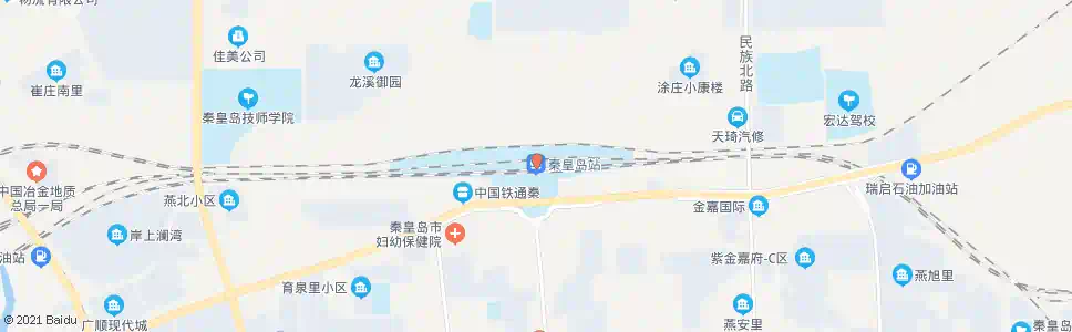 秦皇岛劳动局_公交站地图_秦皇岛公交_妙搜公交查询2025