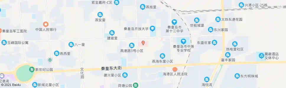 秦皇岛第三医院(秦海酒店)_公交站地图_秦皇岛公交_妙搜公交查询2025