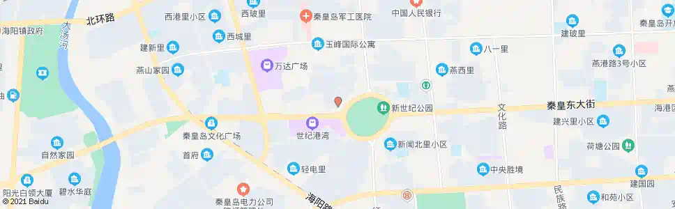 秦皇岛迎秋西里(华娜婚礼庆典)_公交站地图_秦皇岛公交_妙搜公交查询2025