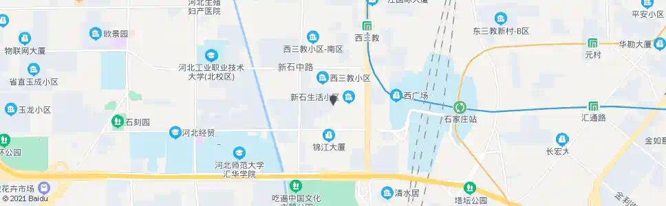 石家庄竹溪园_公交站地图_石家庄公交_妙搜公交查询2025