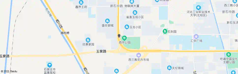 石家庄玉村_公交站地图_石家庄公交_妙搜公交查询2025