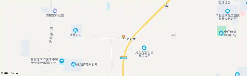 石家庄八方东_公交站地图_石家庄公交_妙搜公交查询2025