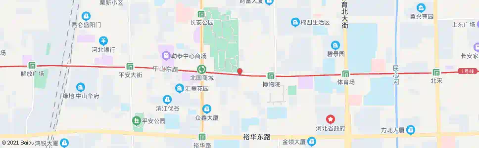 石家庄人民广场_公交站地图_石家庄公交_妙搜公交查询2025