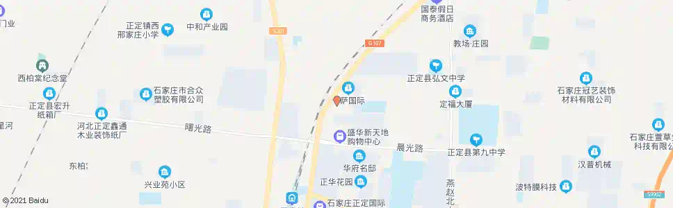石家庄正定高远建材城_公交站地图_石家庄公交_妙搜公交查询2025