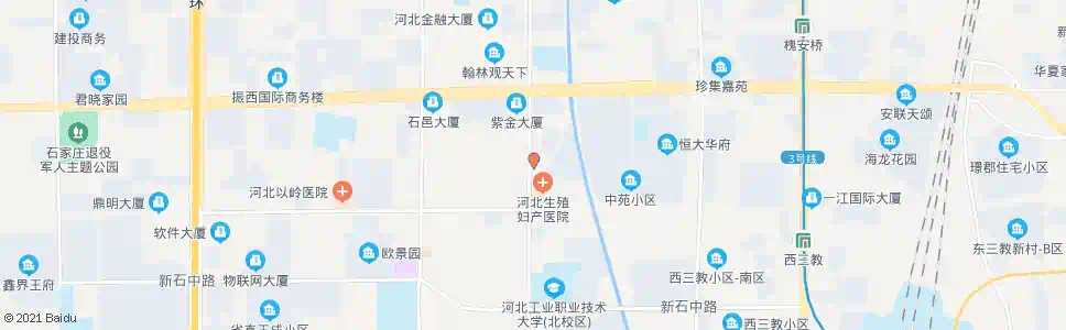 石家庄风机厂(明德中医院)_公交站地图_石家庄公交_妙搜公交查询2025