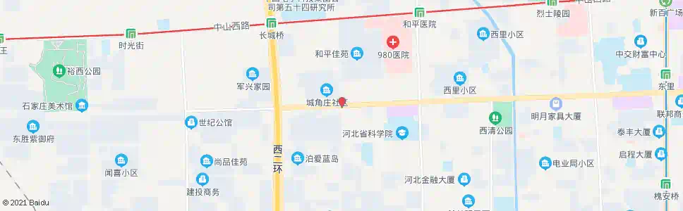 石家庄城角庄(和协口腔医院)_公交站地图_石家庄公交_妙搜公交查询2025