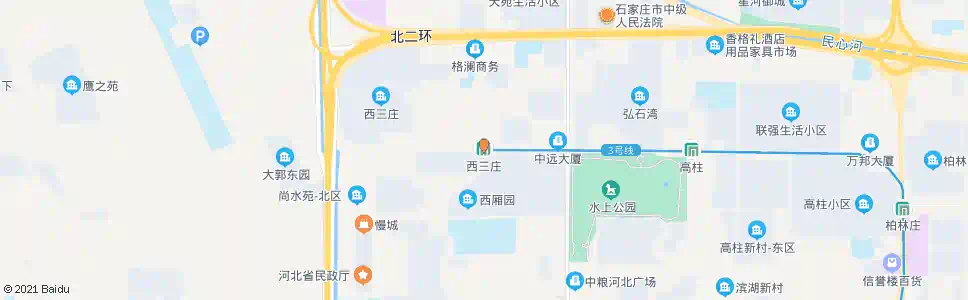石家庄西三庄服装城_公交站地图_石家庄公交_妙搜公交查询2025