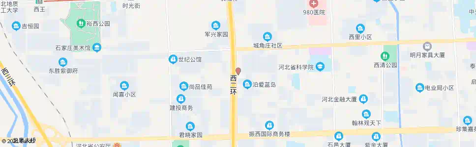 石家庄西二环工农路口_公交站地图_石家庄公交_妙搜公交查询2025