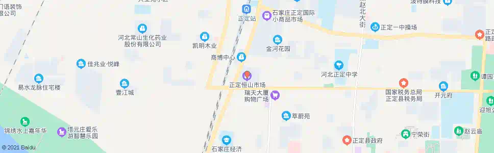 石家庄正定家具市场_公交站地图_石家庄公交_妙搜公交查询2025