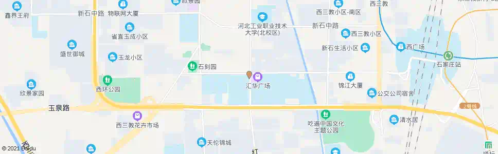 石家庄汇华学院_公交站地图_石家庄公交_妙搜公交查询2025