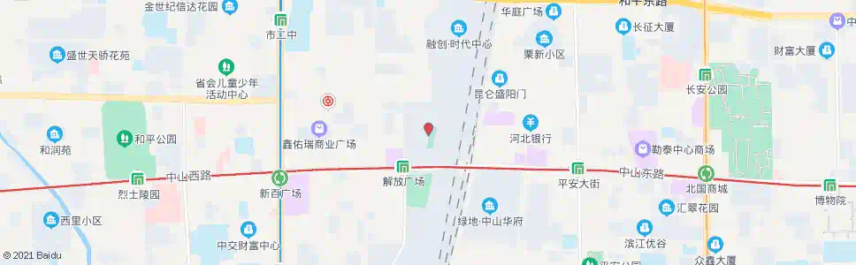 石家庄纪念碑_公交站地图_石家庄公交_妙搜公交查询2025