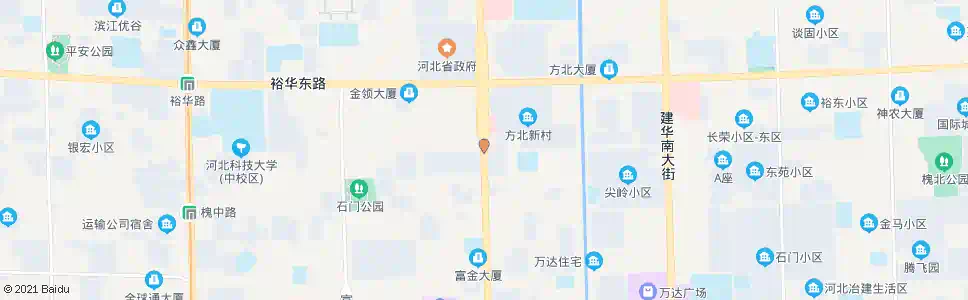 石家庄体育槐北路口(长征医院)_公交站地图_石家庄公交_妙搜公交查询2025