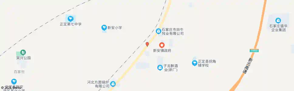 石家庄新安镇政府_公交站地图_石家庄公交_妙搜公交查询2025