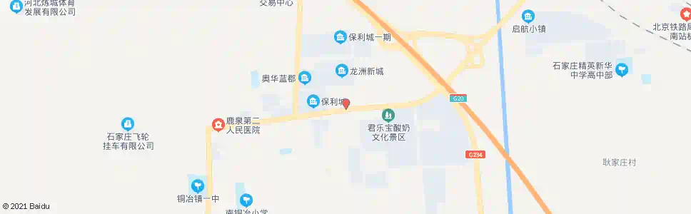 石家庄铜冶交警中队_公交站地图_石家庄公交_妙搜公交查询2025