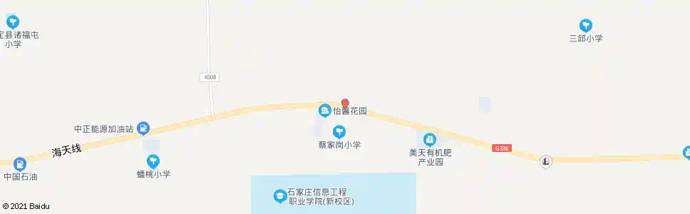 石家庄蔡家岗_公交站地图_石家庄公交_妙搜公交查询2025