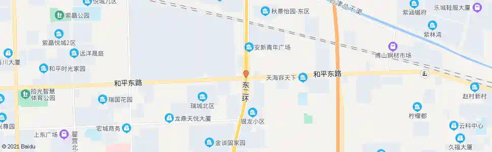 石家庄东二环和平路口_公交站地图_石家庄公交_妙搜公交查询2025