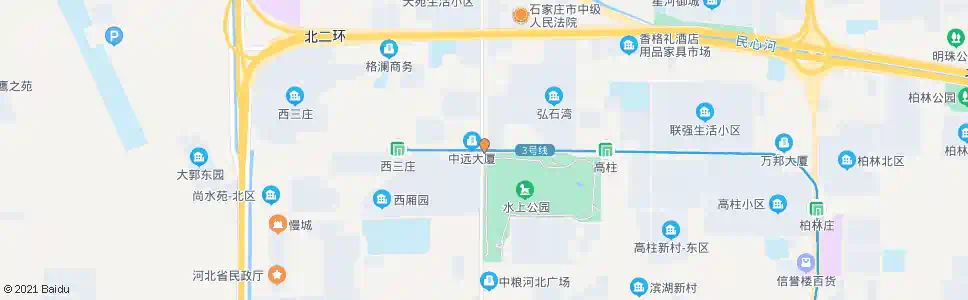石家庄西翠园_公交站地图_石家庄公交_妙搜公交查询2025