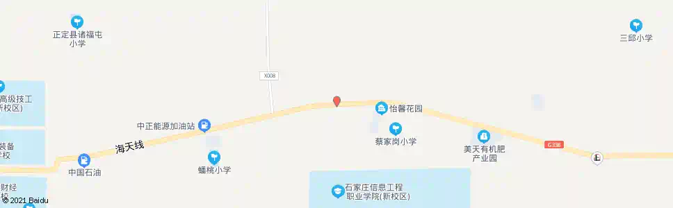 石家庄蔡家岗西_公交站地图_石家庄公交_妙搜公交查询2025