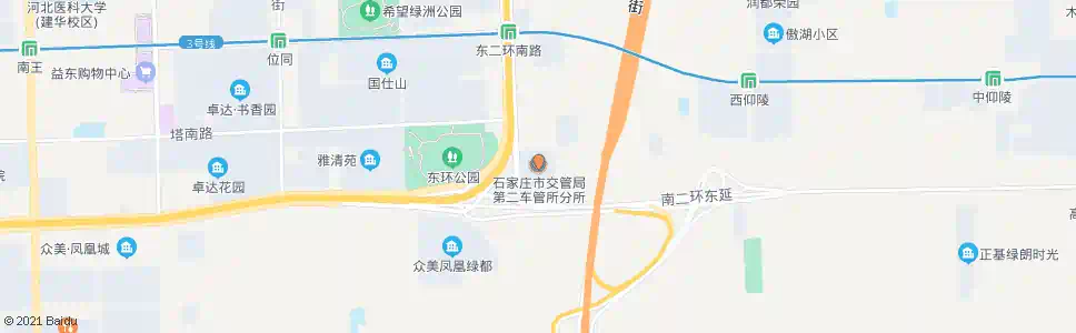 石家庄车管二所_公交站地图_石家庄公交_妙搜公交查询2025