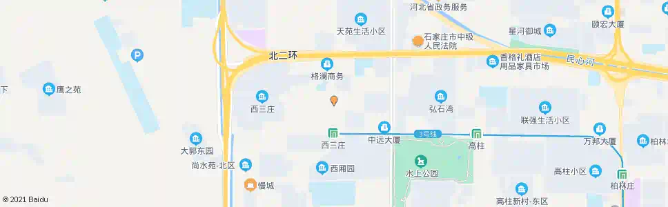 石家庄北二环装饰城_公交站地图_石家庄公交_妙搜公交查询2025